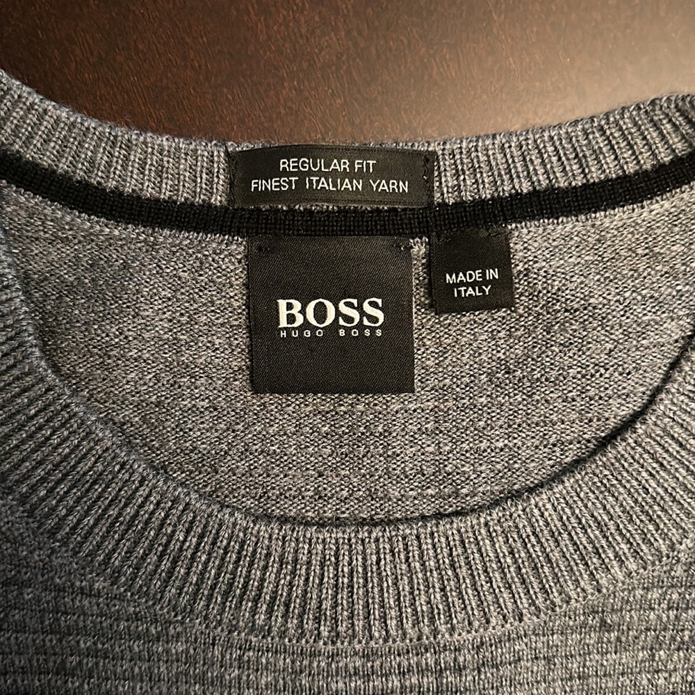 Boss - Virgin Wool Sweater - Italian Yarn